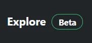 Beta badge